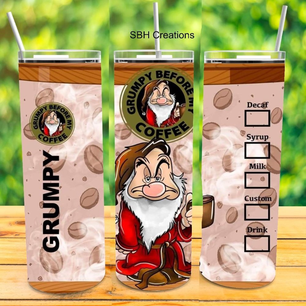 Grumpy Before coffee Tumbler